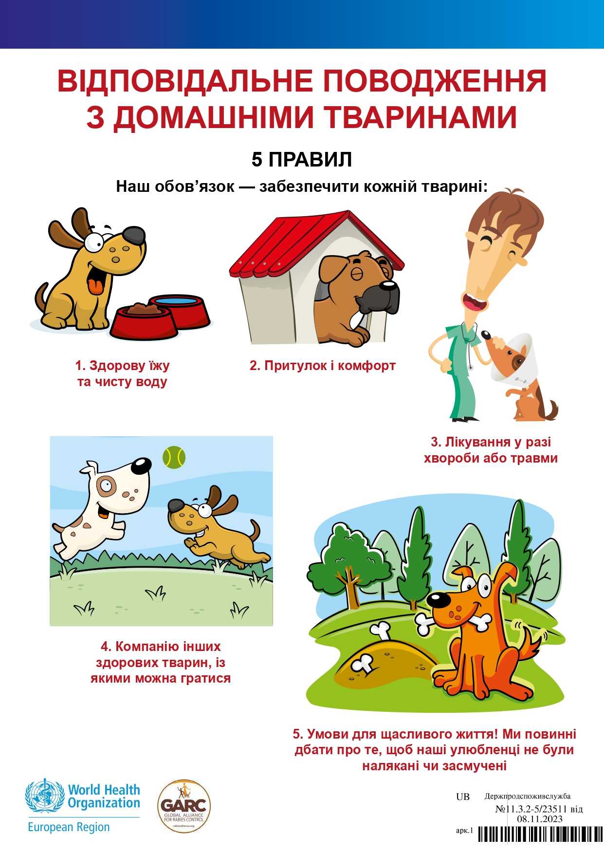 Інформація стосовно профілактики сказу